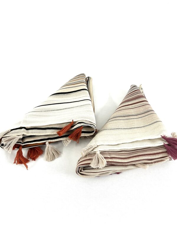 Cotton Multicolour Hijab with stripes in a Combo offer