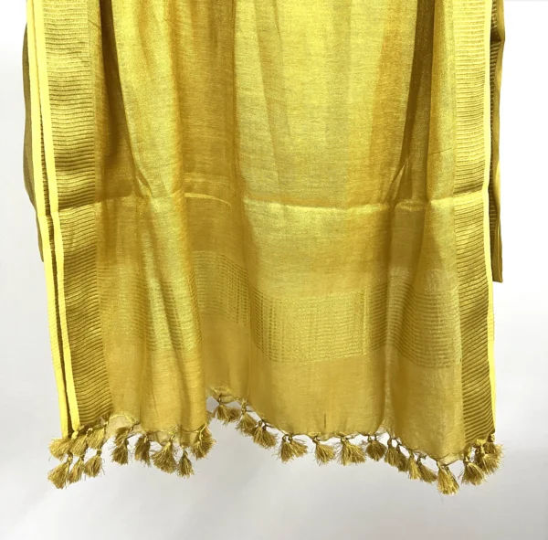 Tissue linen Dupatta - Image 4